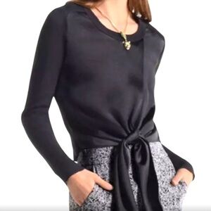 Cabi Women’s Black Crosstie Pullover Sweater size M